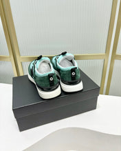 SNEAKER IN GREEN MINT MIX FOREST GREEN SUEDE