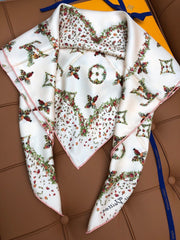 LV SCARF 90 CM IN SILK 704581