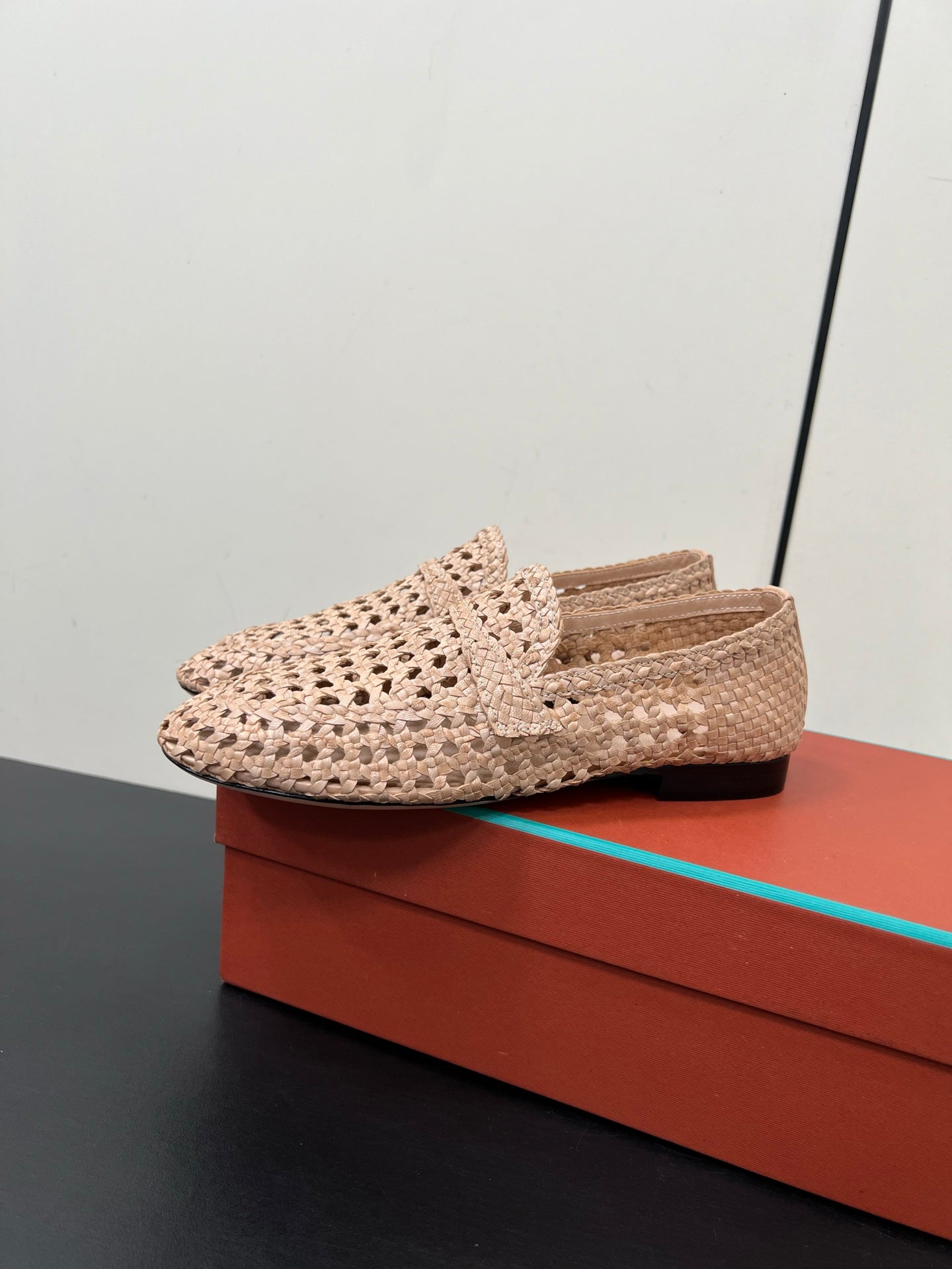 LP LOAFERS 25S IN BEIGE LAMBSKIN