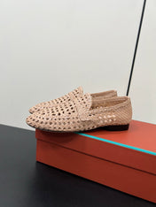 LP LOAFERS 25S IN BEIGE LAMBSKIN