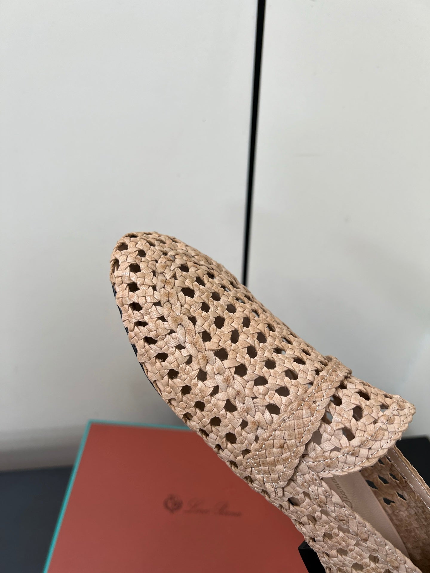 LP LOAFERS 25S IN BEIGE LAMBSKIN