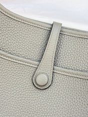 HM 26S EVELYNE BAG 23MM IN GRAY GRAINED CALFSKIN