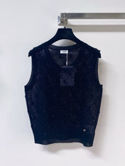 CHANEL 26S SLEEVELESS SWEATER STYLE 1049
