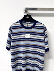 CHANEL 26S SHORT-SLEEVED KNIT SHIRT STYLE 1182