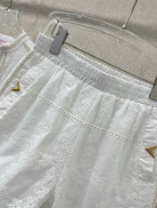 VALENTINO LONG-SLEEVE TOP AND SHORTS SET 275211