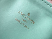 COUSSIN PM 26 IN JASMINE PINK MONOGRAM EMBOSSED LAMBSKIN