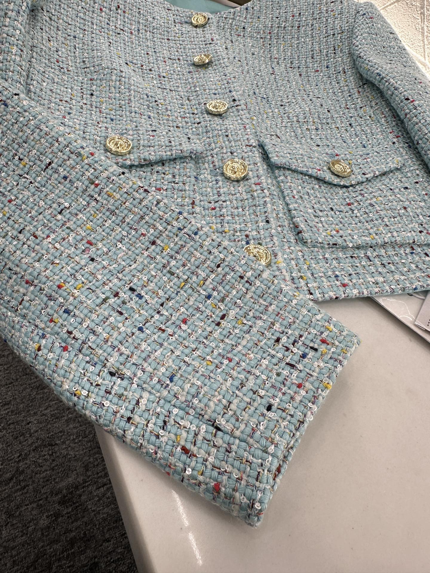 CHANEL MULTICOLOR KNITTED CARDIGAN 276610