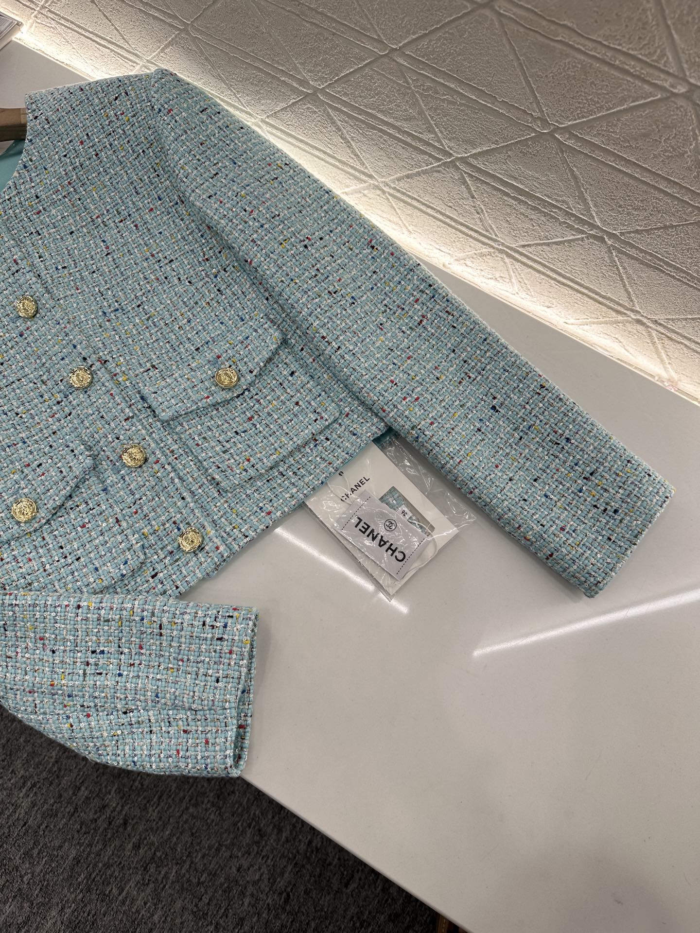 CHANEL MULTICOLOR KNITTED CARDIGAN 276610