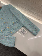 CHANEL MULTICOLOR KNITTED CARDIGAN 276610