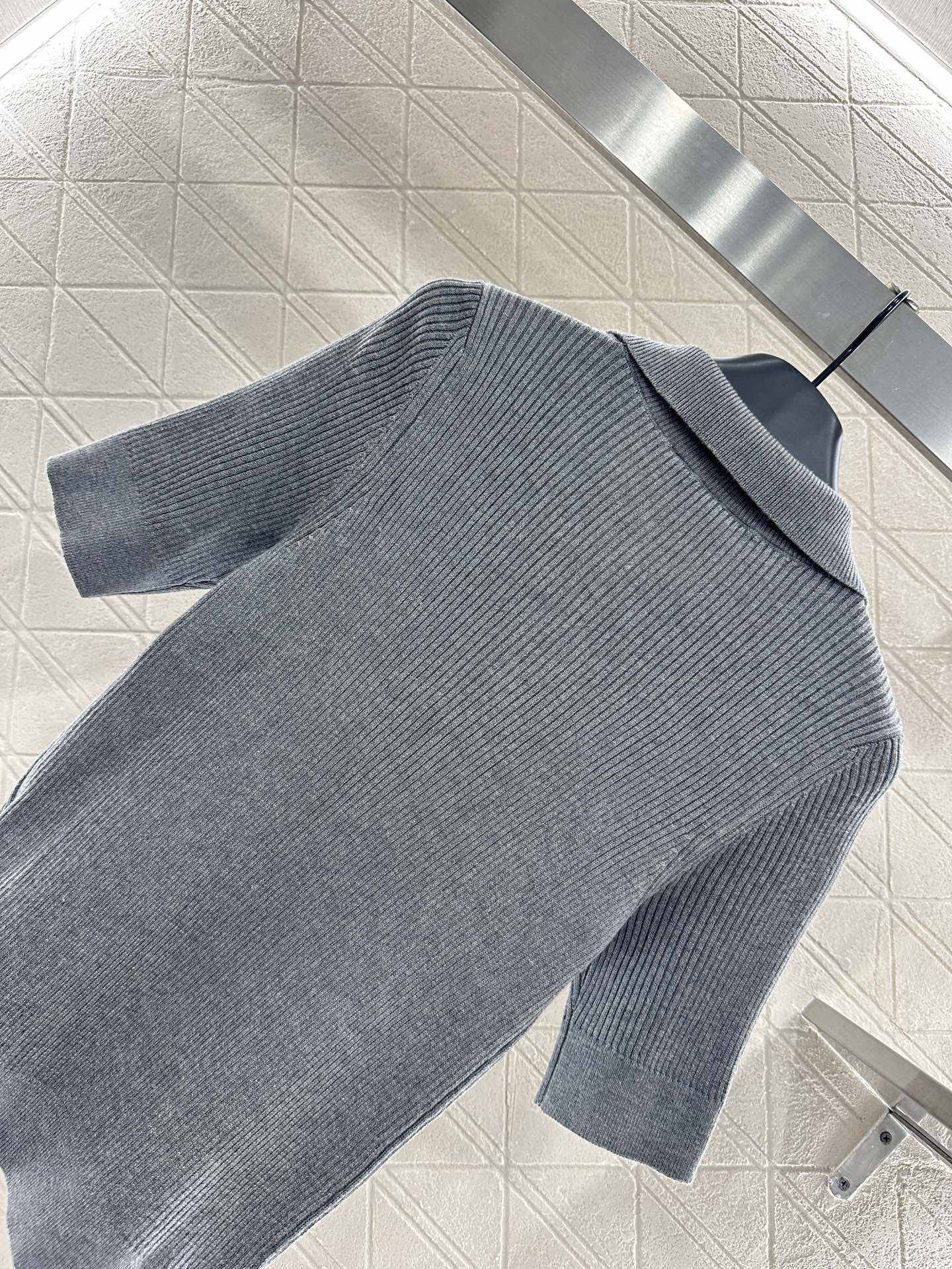 MIUMIU SHORT-SLEEVE KNIT POLO SHIRT STYLE 99