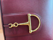 73 SMALL BUCKET BAG 20 IN ROSSO ANCORA RED SMOOTH CALFSKIN