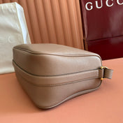 GUCCI 26S SHOULDER BAG 38 IN LIGHT BROWN CALFSKIN