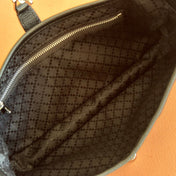 GUCCI 26S JACKIE SLIM SHOULDER BAG 27 IN BLACK CANVAS