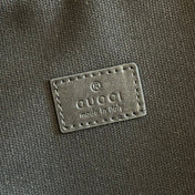 GUCCI 26S CROSSBODY BAG 28 IN BLACK EMBOSSED CALFSKIN