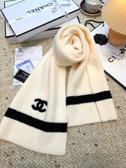 CHANEL 25S SCARF 175 CM IN  WOOL CASHMERE 943160