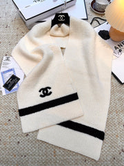 CHANEL 25S SCARF 175 CM IN  WOOL CASHMERE 943160