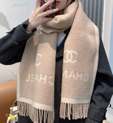 CHANEL 25S SCARF 184 CM IN MERINO WOOL 943169