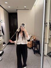 CHANEL 25S OPEN-KNIT CARDIGAN 617