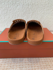 BUBBLE IN MULTICOLOR RAFFIA MIX BROWN LAMBSKIN GOLD HARDWARE