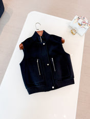 HERMES 25S SLEEVELESS JACKET 121