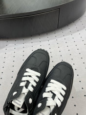 TRAIL SNEAKER IN BLACK CALFSKIN