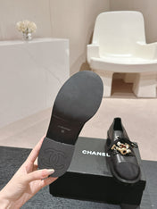 OXFORD SHOES BLACK SHEEPSKIN