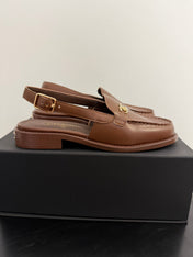 CC 25C Slingback Loafer Brown Patent Leather