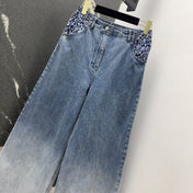 CC 25 Pants Blue Cotton