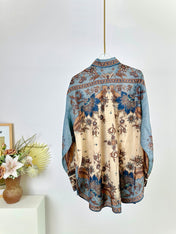 SHIRT ASCENSION OVERSIZED 25S IN SPUN SILK 266328