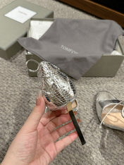 HIGH HEEL 10 CM SANDAL IN SILVER CALFSKIN 684362