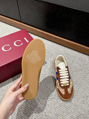 GG & ADIDAS GAZELLE SNEAKER BROWN SUEDE