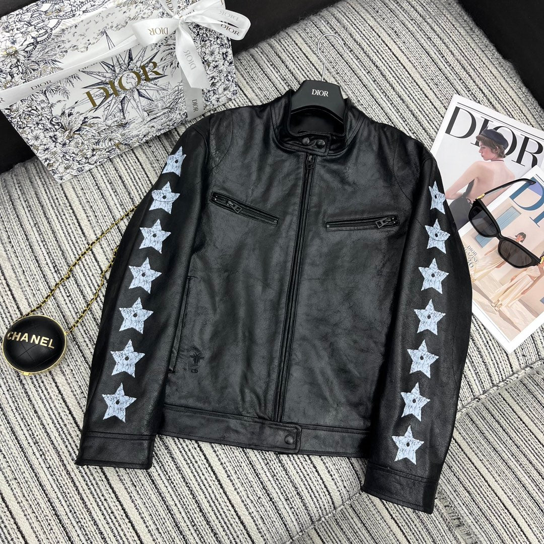 DIOR 25S STAND COLLAR SHEEPSKIN JACKET 845