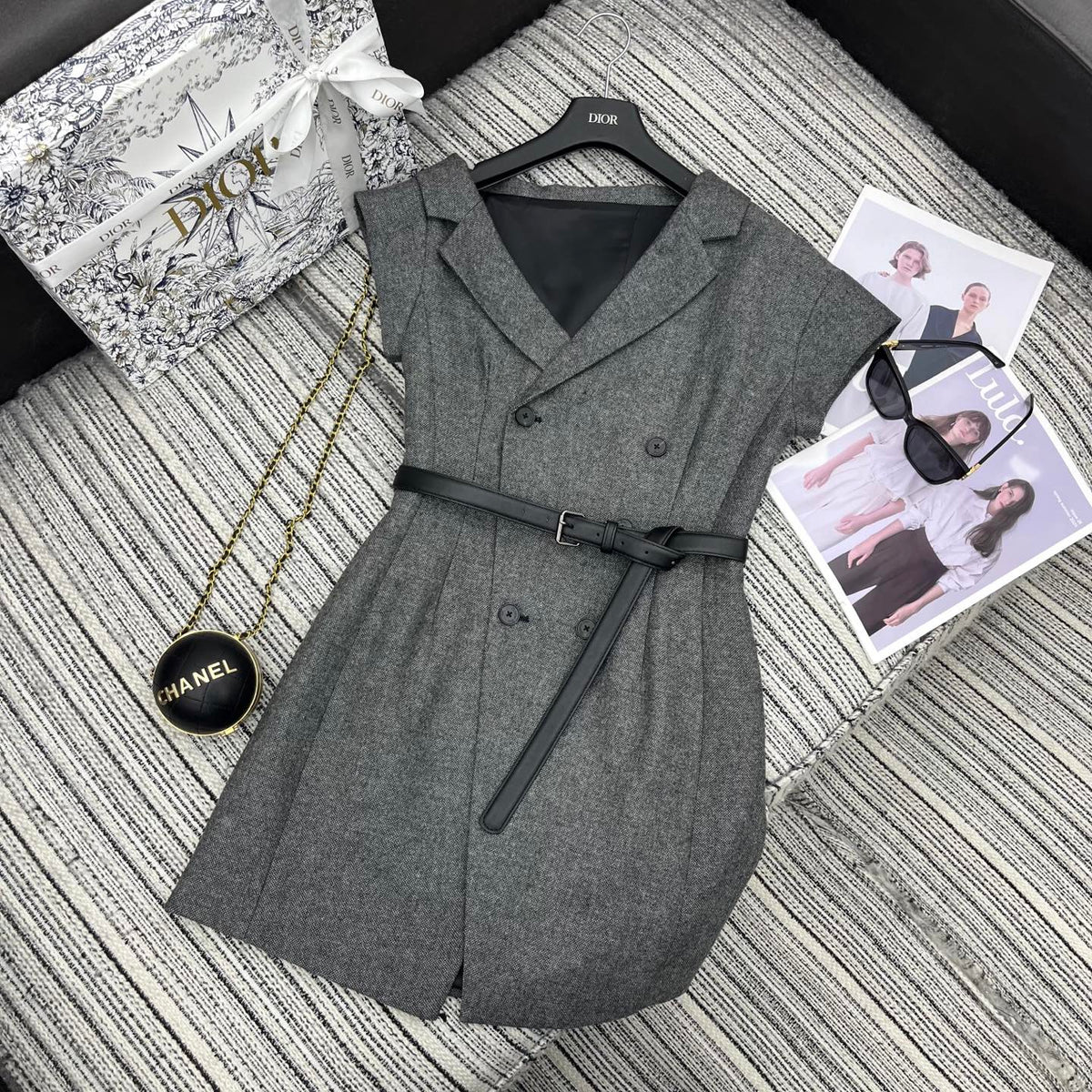 DIOR 25S VEST DRESS 802