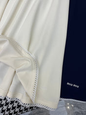 ELEGANT SET – TOP WITH FLOWY A-LINE SKIRT