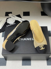 BUBBLE 30 MM IN BLACK FABRIC AND BEIGE MESH