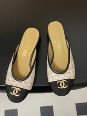 BUBBLE 30 MM IN BLACK FABRIC AND MIX COLOR TWEED