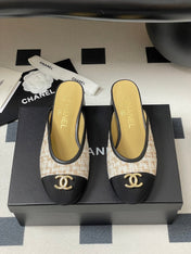 BUBBLE 30 MM IN BLACK FABRIC AND MIX COLOR TWEED