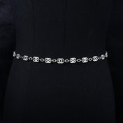 CHANEL 25S CHAIN BELT IN SILVER METALLIC 614472