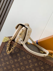 POCHETTE MÉTIS EAST WEST 22 IN LIGHT BEIGE MONOGRAM EMPREINTE CALFSKIN EMBOSSED