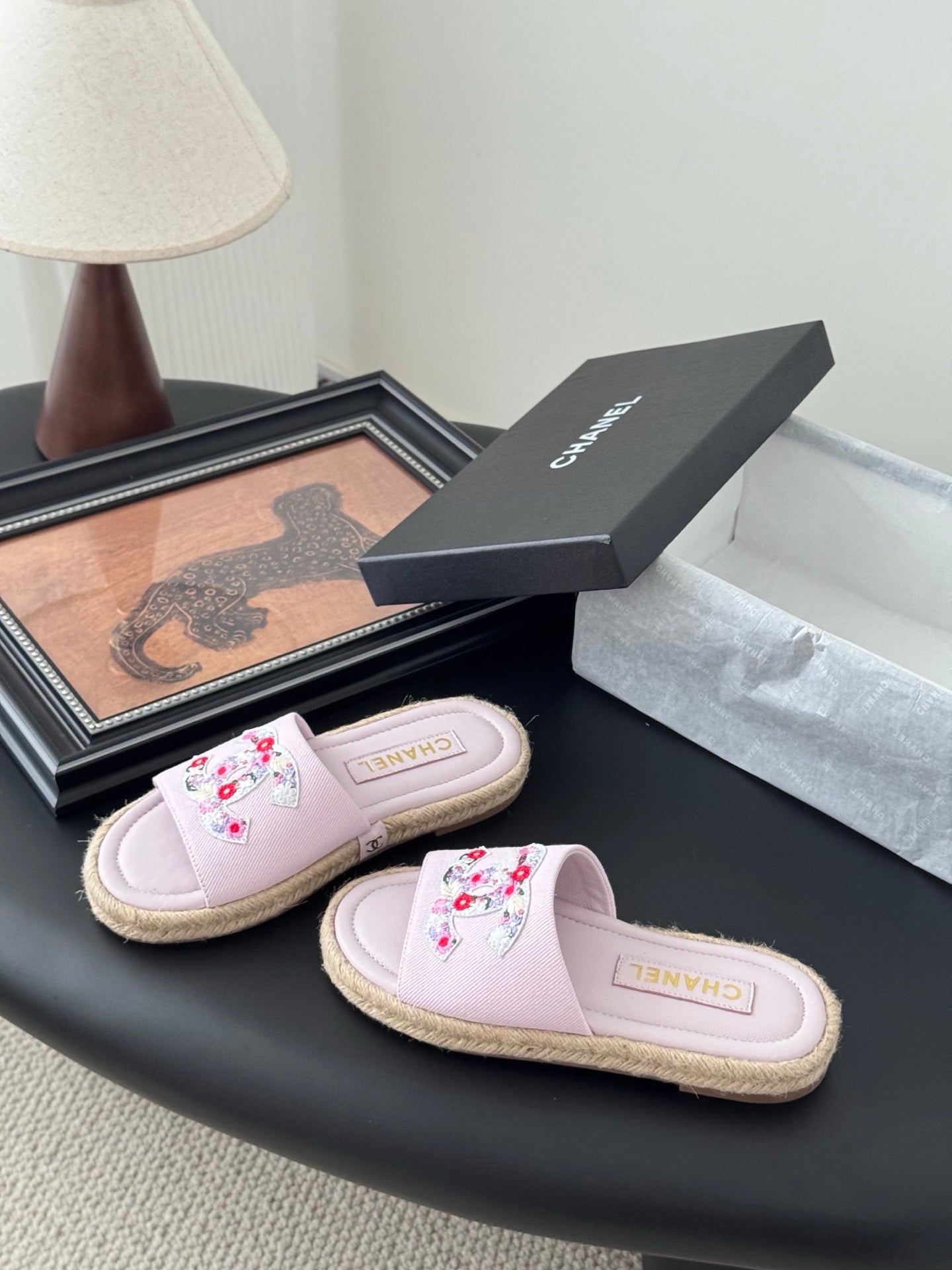 SLIPPERS IN LIGHT PINK SHEEPSKIN MIX FABRIC AND STRAPS BASE