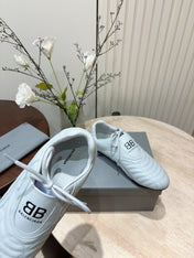 SOCCER SNEAKER IN WHITE QUILTED LAMBSKIN