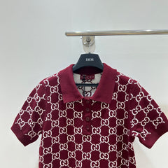 GUCCI SHORT-SLEEVE KNIT DRESS STYLE 43