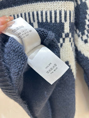 DIOR 25S PATTERNED TURTLENECK SWEATER 718