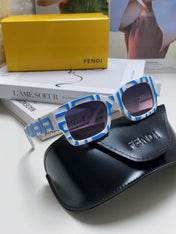 ROMA EMBOSSED RECTANGULAR FRAME SUNGLASSES 527221 IN ACETATE