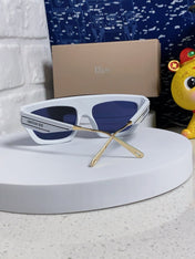 MONTAIGNE SUNGLASS CLUB M7U IN WHITE ACETATE