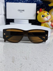 TRIOMPHE SUNGLASS 533219 IN CARAMEL ACETATE
