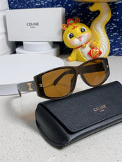 TRIOMPHE SUNGLASS 533219 IN CARAMEL ACETATE