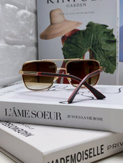 SQUARE FRAME SUNGLASSES 570213 IN METAL