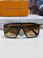 WAIMEA SUNGLASSES 570267 IN BROWN ACETATE MONOGRAM ON LENS