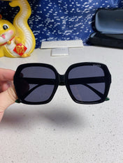 SQUARE FRAME SUNGLASSES 573309 IN ACETATE EMBOSSED LOGO